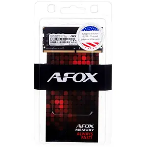 AFOX DDR4 2400 SO DIMM Speichermodul GB (1 x 8GB, 2400 MHz, DDR4-RAM, SO-DIMM), RAM, Schwarz
