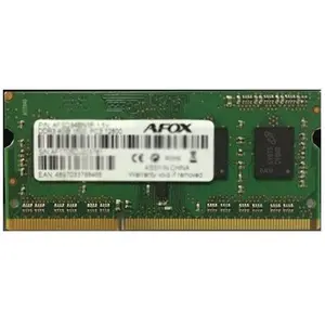 AFOX SO-DIMM DDR3 8GB memory module 1600 MHz (1 x 8GB, 1600 MHz, DDR3-...