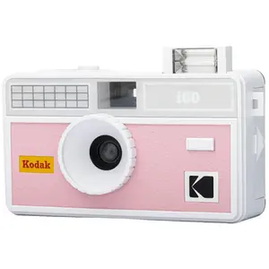 Kodak i60, white/baby pink, Analogkamera, Pink, Rosa, Grau, Weiss