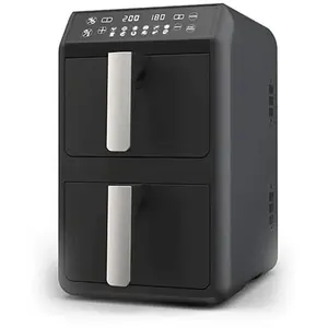 Maestro MR-761, Heißluftfritteuse, 10 l, 80 °C, 200 °C, 60 min, Doppel