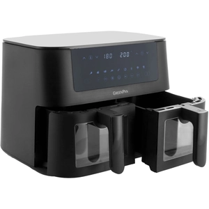 GreenPan Fritteuse Airfryer Dual Double Basket 2 x 4L Fassung mit Sich...