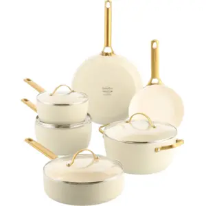 GreenPan Padova Reserve Topf-/Pfannenset 10-teilig Cream White günstig