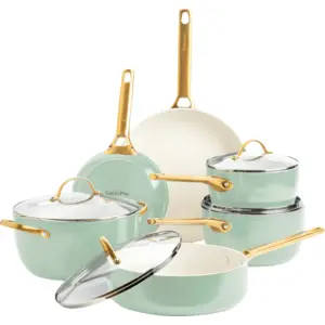 GreenPan Padova Topf- und Pfannenset 10-teilig Mint Green günstig