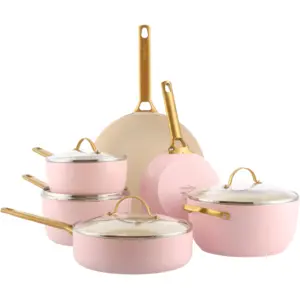 GreenPan Padova Reserve Topf-/Pfannenset 10-teilig Blush Pink günstig