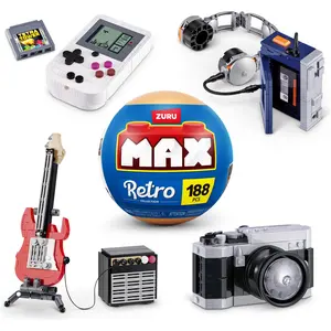Zuru BRIQUES MAX RETRO S2ASS6 PRE15, Retro Gaming, Blau