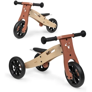 Hauck Holz-Laufrad First Ride Eco Fuchs - Lernlaufrad aus Holz für Kleinkinder ab 2 Jahren, robustes Outdoor-Spielzeug