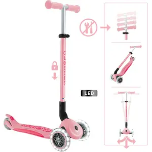 Globber Primo Foldable Plus Lights, Kinder, Klassischer Roller, Mädche... günstig