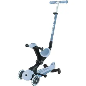 GLOBBER GO-UP DELUXE LIGHTS ECO 360   3 in 1 Aufsitzrad, Laufrad, Scoo...