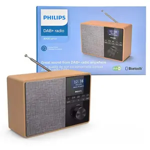 Philips TAR5505/10, Tragbar, Digital, DAB, DAB+, FM, 5 W, LCD, Weiß günstig