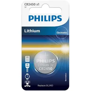 Philips Lithium CR2450 (1 Stk., CR2450, 600 mAh), Batterien + Akkus günstig