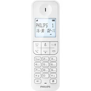 Philips Festnetztelefon D2701w Durchsichtig Durchsichtig One Size