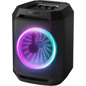 Philips Bluetooth Party Lautsprecher - Karaoke - Party-Lichter - DBB B...