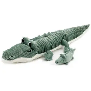 Les Ptipotos Croketou The Crocodile Kuscheltier - Green