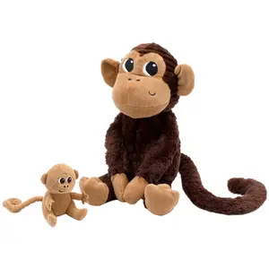 Les Ptipotos Zazou The Monkey Kuscheltier - Chocolate