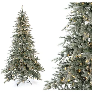 Evergreen Classics Künstlicher Weihnachtsbaum Frost Fichte, LEDs, Kuns...