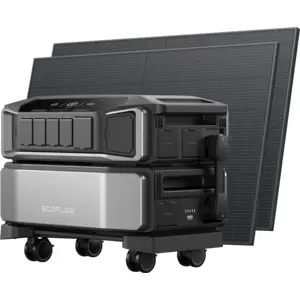 EcoFlow DELTA Pro Ultra Powerstation | Optionen: DELTA Pro Ultra + 2 × 400 W Starres Solarpanel + 4 × Gratis Montagefüße für Starre Solarpanels günstig