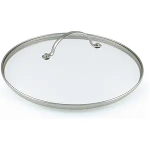 Greenpan Universeller Glasdeckel Ø20 cm, Zubehör Kochgeschirr, Grün, Transparent