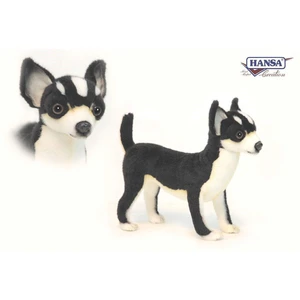 Hansa Toy 6367 Chihuahua schwarz 25 cm Kuscheltier Plüschtier