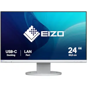 Eizo FlexScan EV2490-WT Office Monitor - IPS, USB-C, 5 ms, HDMI