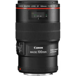 Canon EF 100mm f/2.8L Macro IS USM - (EU) (Canon EF, Vollformat), Objektiv, Schwarz