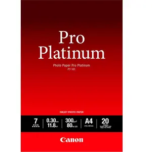 Canon Pt-101 A4 20 Blatt Pro Platinum Fotopapier 300gr günstig