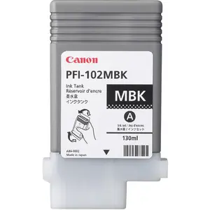 Canon PFI-102MBK, Mattschwarz, Tinte auf Pigmentbasis, 130 ml