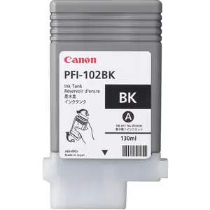 Canon PFI-102BK, Schwarz, Tinte auf Pigmentbasis, 130 ml