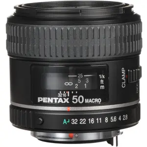 Pentax Objektiv SMC-DFA 50mm, f/2.8, Makro (Pentax K, APS-C / DX, Vollformat), Objektiv, Schwarz