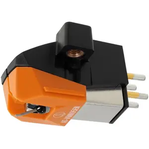 Audio-Technica AT-VM95EN (Tonabnehmer), Plattenspieler Zubehör, Orange, Schwarz, Silber günstig