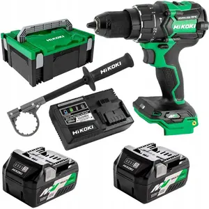 Hikoki DS36DCWRZ, Schlagschrauber, Pistolengriff, 1/2", Schwarz, Grün,...