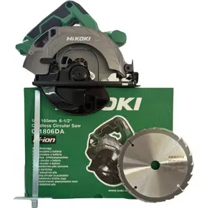 Hikoki C1806DAW4Z Akku-Kreissäge 165mm Solo 18V Li-Ion ohne Akku/Ladeg...