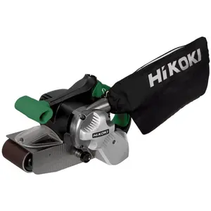 Hikoki, Schleifmaschine + Poliermaschine, Lijadora de Banda SB8V2WAZ Braun (Bandschleifer)