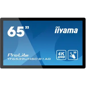 iiyama ProLite TF6539UHSC-B1AG (3840 x 2160 Pixel, 65"), Digital Signage, Schwarz