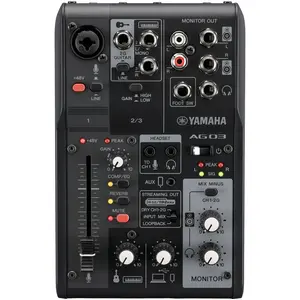 Yamaha AG03MK2B, Mischpult, Schwarz günstig