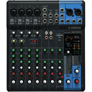 Yamaha Mg10xu (Studio- und Livemixer), Mischpult, Schwarz