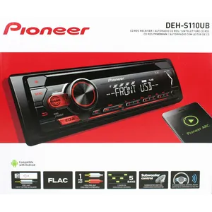 Pioneer DEH-S110UB, Schwarz, Rot, 1 DIN, 200 W, 4.0 Kanäle, 50 W, CD, ...