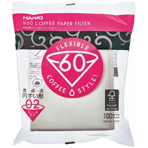 Hario Papierfilter V60, Zubehör Kaffeemaschinen, Weiss