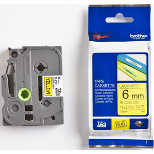Brother Tze-611 6 Mm 8 M Farbbandkassette