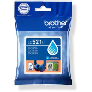 Brother LC521C, Cyan, 1 Stück(e), 500 Seiten, Einzelpackung günstig
