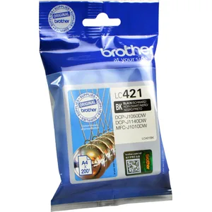 Brother Original LC-421BK Druckerpatrone schwarz 200 Seiten (LC421BK)