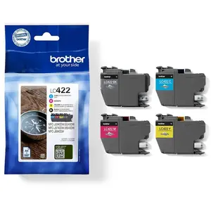 Brother Original LC422VAL Druckerpatrone - 4er Multipack 2.200 Seiten