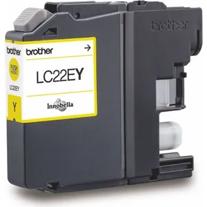 Brother Original LC-22EY Druckerpatrone - gelb 1.200 Seiten (LC22EY)