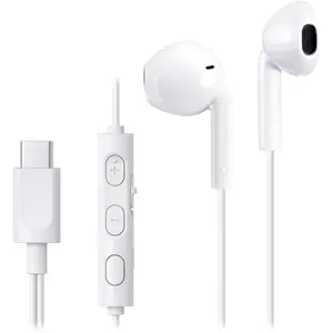 JVC HA-FR17UC, Kabelgebunden, Anrufe/Musik, 16,6 g, Kopfhörer, Weiß