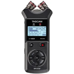Tascam Tascam Audio-Recorder DR-07XP 2-Kanal Aufnahmegerät Digitales Aufnahmegerät (Tragbarer 2-Kanal-Handheld-Audiorecorder)
