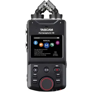 Tascam Portacapture X6 (Mehrspurrecorder), Audiorecorder, Schwarz
