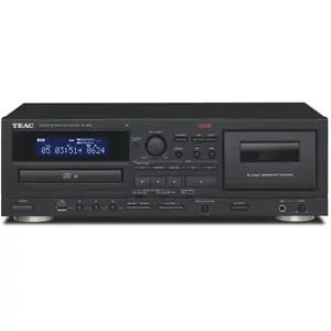 TEAC AD-850-SE CD- & Kassettenspieler mit USB, Schwarz günstig