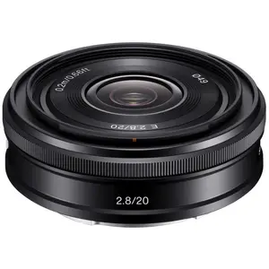 Sony E 20mm f/2.8 (Sony E, APS-C / DX), Objektiv, Schwarz