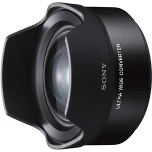 Sony VCL-ECU2, Fischaugenobjektiv Konverter (Weitwinkelkonverter), Objektivkonverter, Schwarz