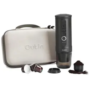Outin OTEM-01-SG-Bag Zestaw podró ny Nano Space Grey, Grau, Kaffeekaps...