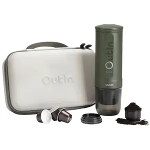 Outin OTEM-01-FG-Bag Zestaw podró ny Nano Forest Green, Grün, Kaffeeka...